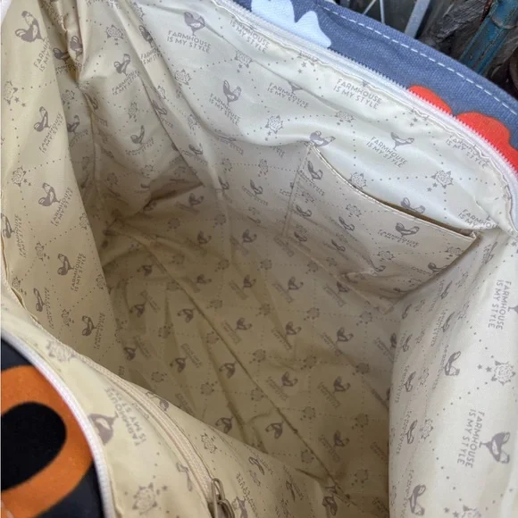 Farmhouse Style Floral Canvas Tote Bag - Multicolor‎ - Picture 7 of 7